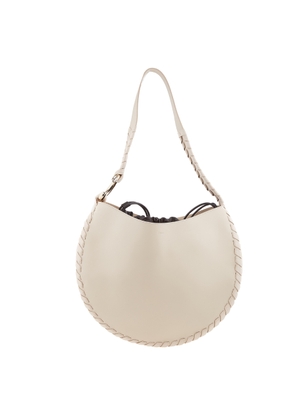 Chloe Large Mate Hobo Bag In Beige
