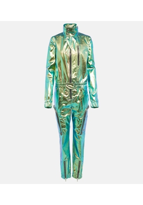 Rick Owens Iridescent slim-leg jumpsuit