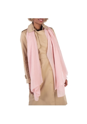 Bvlgari Pink Logomania Silk Maxi Stole 245356