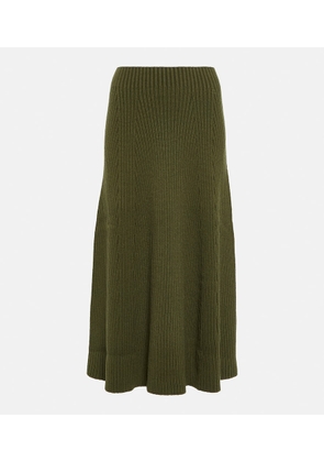 ChloÃ© Ribbed wool maxi skirt