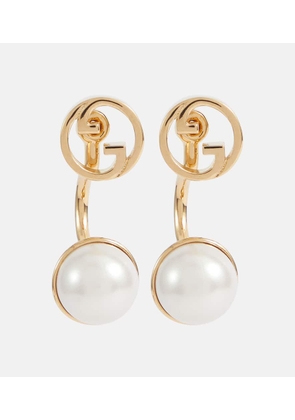 Gucci Blondie Interlocking G faux pearl earrings