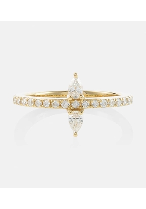 Persee Hera 18kt gold ring with diamonds