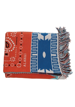 Alanui Fringed Knitted Blanket