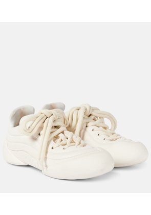 McQueen Flexion leather sneakers