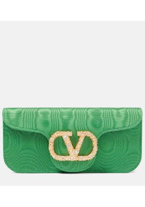 Valentino Garavani Loco Mini embellished moire clutch