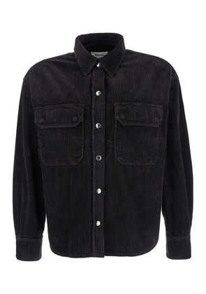 AGOLDE Black Jeans Shirt In Denim Woman