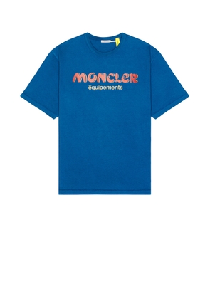 Moncler Genius Moncler x Salehe Bembury Logo T-Shirt in Blue - Blue. Size L (also in S, XL/1X).
