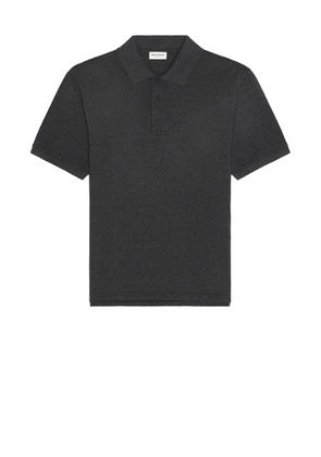 Saint Laurent Polo in Grey - Grey. Size L (also in M, XL/1X).