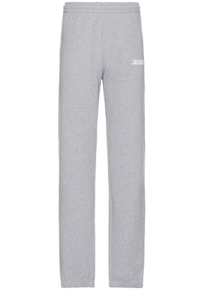 JACQUEMUS Le Jogging in Grey - Grey. Size L (also in M, S).