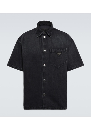 Prada Logo denim shirt