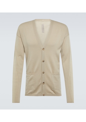 Rick Owens Peter wool and cotton cardigan