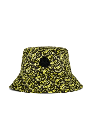 Moncler Genius x Adidas Bucket Hat in Olive - Multi. Size L (also in M, XL).