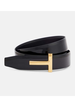 Tom Ford Monogram patent leather belt