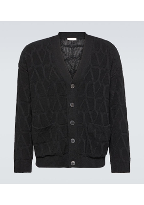 Valentino Toile Iconographe virgin wool cardigan