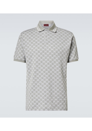 Gucci GG cotton pique polo shirt