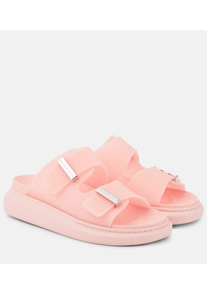 McQueen Logo platform sandals