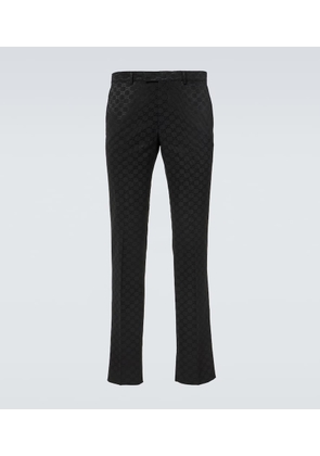 Gucci GG cotton-blend straight pants