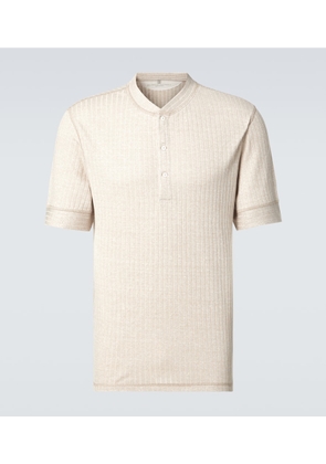 Brunello Cucinelli Linen and cotton T-shirt