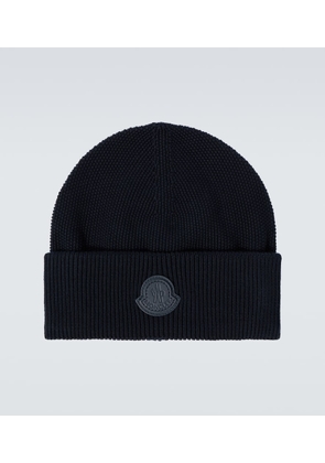 Moncler Cotton and cashmere beanie