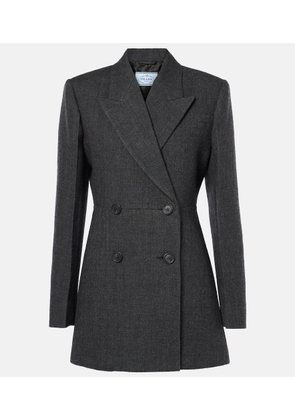 Prada Double-breasted wool blazer