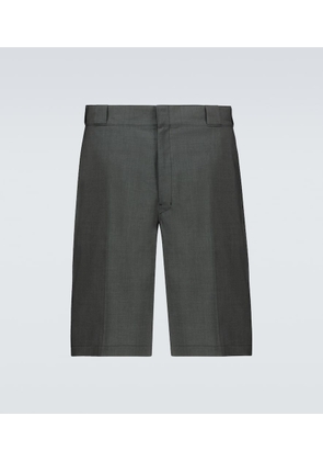 Prada Tailored wool poplin bermuda shorts