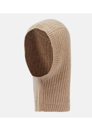 Brunello Cucinelli Sequined cashmere and silk snood