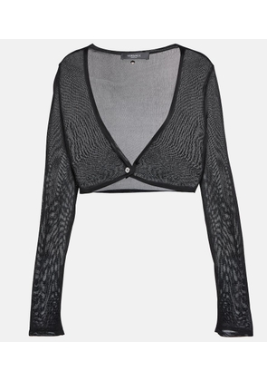 Versace Medusa crop cardigan