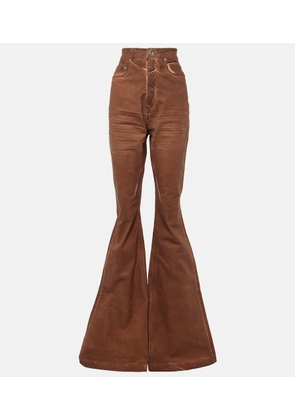 Rick Owens High-rise flared jeans