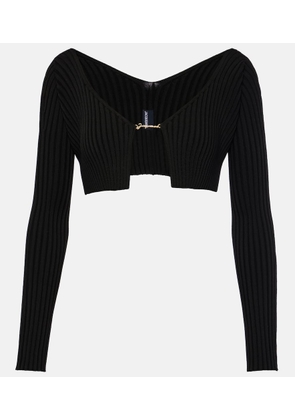 Jacquemus La Maille PralÃ¹ ribbed-knit cardigan