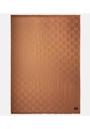 Gucci GG Canvas wool and silk blanket
