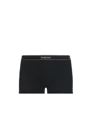 Saint Laurent Boxer in Black - Black. Size L (also in S, XL).