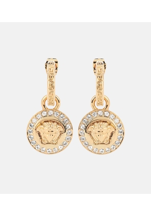 Versace Greca and Medusa earrings