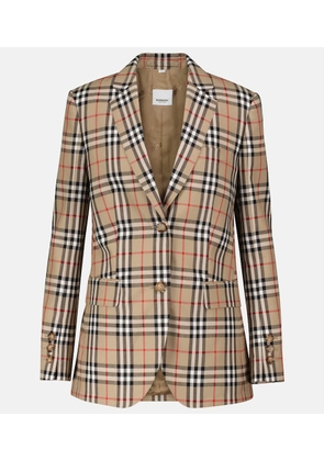Burberry Vintage Check wool blazer