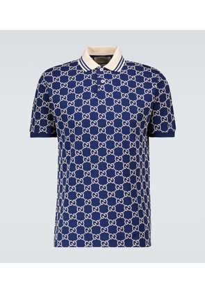 Gucci Short-sleeved monogrammed polo