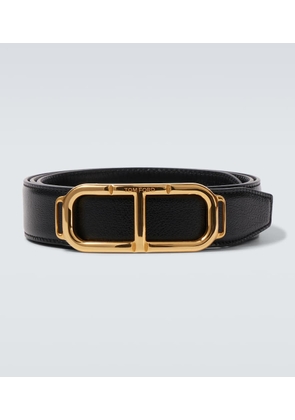 Tom Ford Stadium T leather belt