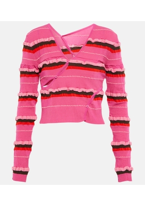 Jacquemus Le Cardigan Tordu cropped cardigan