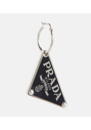 Prada Logo hoop earring