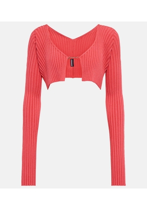 Jacquemus La Maille Pralu cropped cardigan