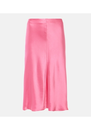 Stella McCartney Satin midi skirt