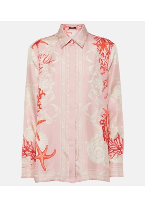 Versace Barocco Sea silk twill shirt