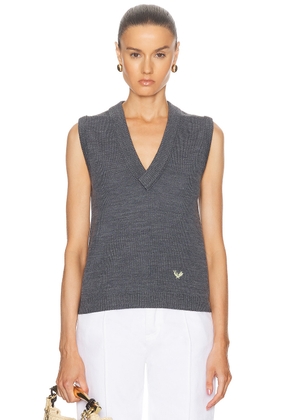 Bottega Veneta Sweater Vest in Thunder - Grey. Size L (also in S, XS).