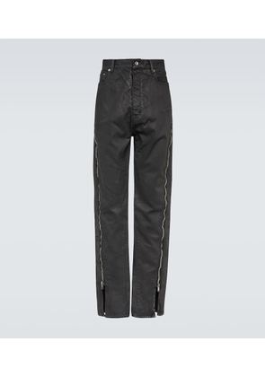 Rick Owens Bolan Banana high-rise bootcut jeans