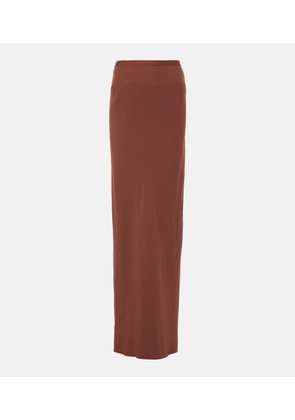 Rick Owens Knitted maxi skirt