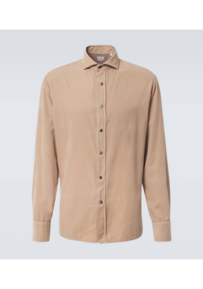 Brunello Cucinelli Cotton micro corduroy shirt