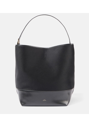 Toteme Leather-trimmed double tote bag