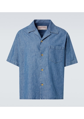 Valentino Denim bowling shirt