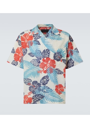 Prada Printed cotton bowling shirt