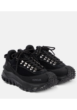 Moncler Trailgrip Apex leather and suede sneakers