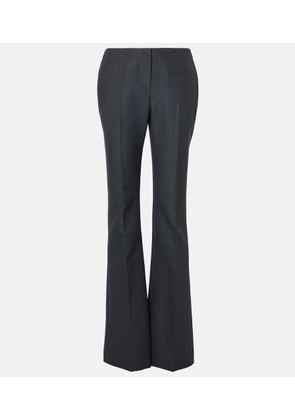 McQueen High-rise wool bootcut pants