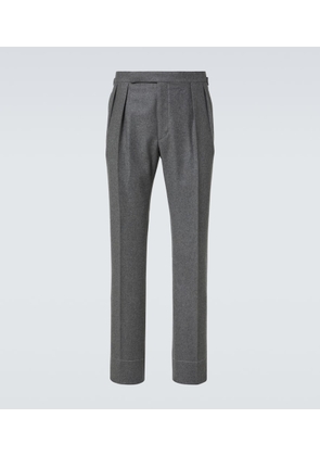 Ralph Lauren Purple Label Wool flannel straight pants